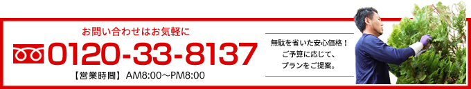 ���C�y�ɂ��₢���킹���������B0120-33-8137